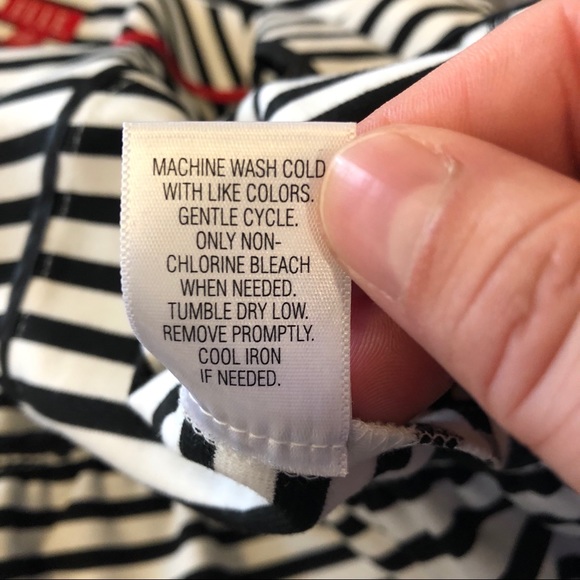 Elle Black & White Striped Peplum Blazer - Picture 8 of 8